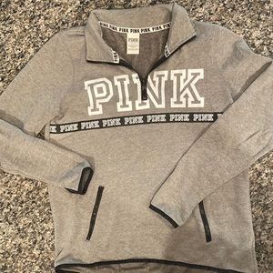 ✨2/$20 PINK Quarter Zip with Pockets